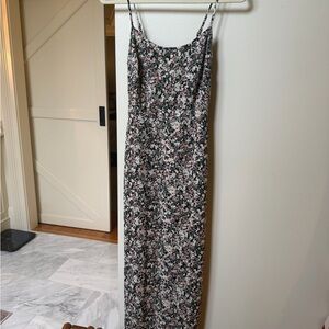 Abercrombie & Fitch Black Floral Maxi Dress